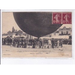 SAINT-JEAN-D'ANGELY: souvenir fête 1906, aviation, avant le "lacher-tout" aviation, ballon rond - état