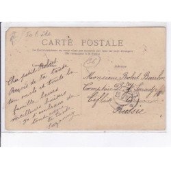 COGNAC: fête du centre, aviation, ballon rond, "la ville de cognac" place saint-martin 1907 - état