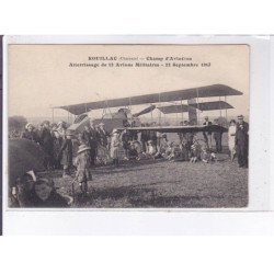 ROUUILLAC: champ d'aviation atterrissage de 12 avions militaires 1913 - très bon état