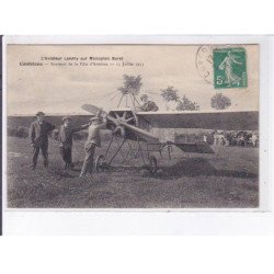 CONFOLENS: aviation, aviateur landry sur monoplan borel, souvenir fête 1913 - très bon état