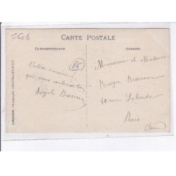 CHATELLERAULT: aviation aviateur POURPE se préparant à partir, 1911 - très bon état