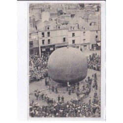 THOUARS: aviation, ballon rond, place saint-médard départ du ballon "la brise" 1901 - très bon état