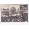 MARSEILLE: aviation, ballon rond, expo inter d'électricité 1908, gonflement du ballon, cachet - très bon état