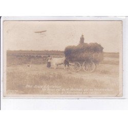 PAU: aviation, école d'aviation, un beau vol de Blériot qui va rendre visite à l'aérodrome, n°1 Wright - état