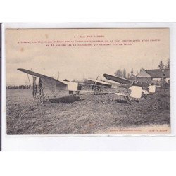 PAU: aviation, raid, monoplans Blériot sur le champ d'atterrissage - très bon état