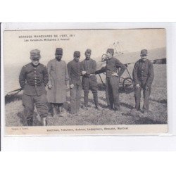 VESOUL: aviation grandes manoeuvres l'est 1911 aviateurs militaires Vedrines Tabuteau Aubrun Legagneux - très bon état