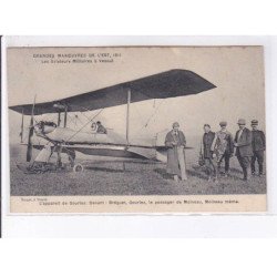 VESOUL: aviation grandes manoeuvres l'est 1911 aviateurs militaires appareil de Gourlez - très bon état