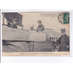 VESOUL: aviation, grandes manoeuvres de l'est 1911, aviateurs militaires, Moineau et passagers et Ludmann - état