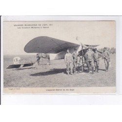 VESOUL: aviation grandes manoeuvres l'est 1911 aviateurs militaires appareil Blériot de De Goys - très bon état