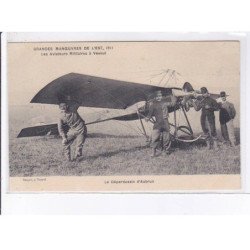 VESOUL: aviation, grandes manoeuvres de l'est 1911, aviateurs militaires, le déperdussin d'aubrun - très bon état