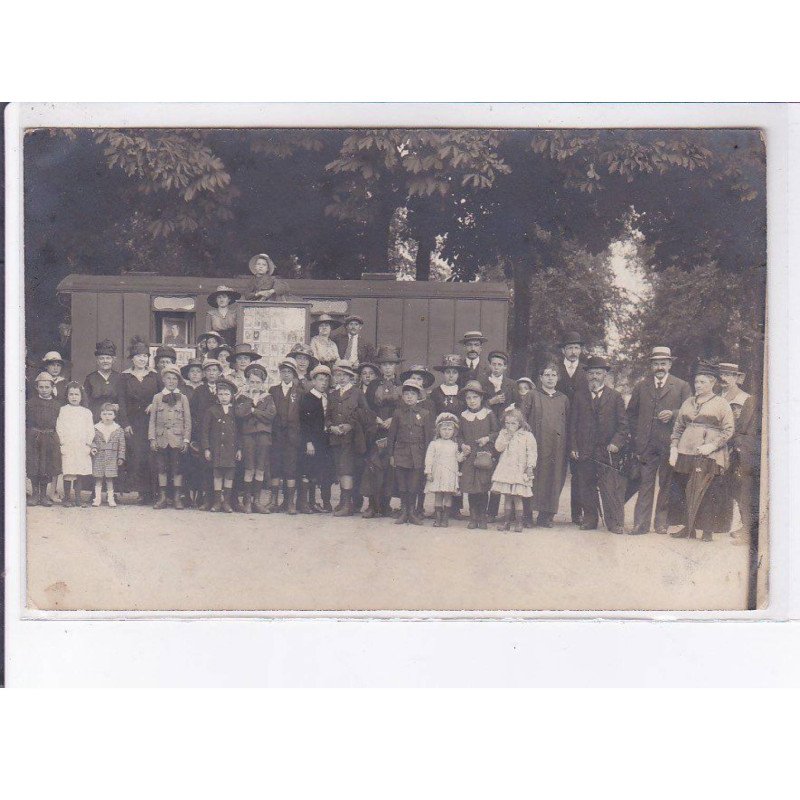 photographie, atelier de photographie ambulant (cachet de Henri Boyer - union syndicale des industriels forains)
