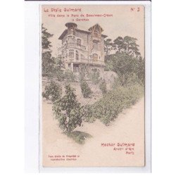 GARCHES: le style guimard villa dans le parc de beauveau-caron, Hector Guimard - état