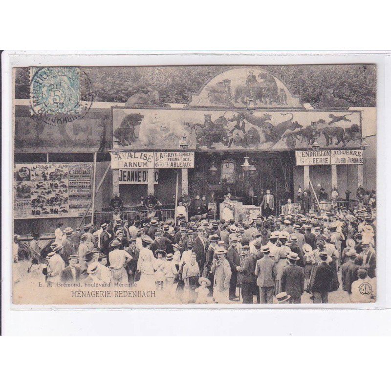 MARSEILLE : ménagerie Redenbach - fête foraine - très bon état