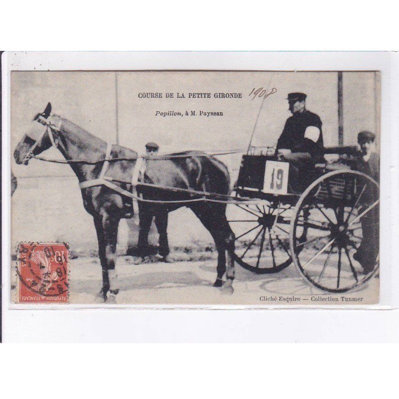 Course de la Petite Gironde - Papillon (concours hippique - chevaux) - Payssan - très bon état