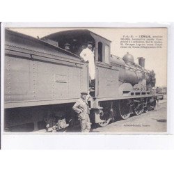 L'Emilie, machine 196-3004 - locomotive rapide (experience de vitesse) : la gare - très bon état
