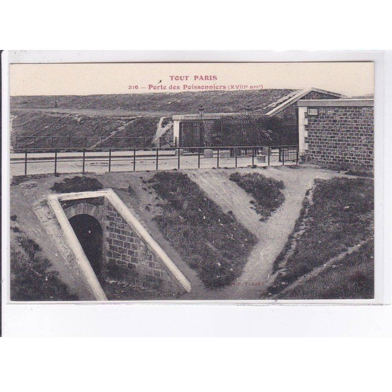 TOUT PARIS : la porte des Poissonniers (éditeur Fleury)- très bon état