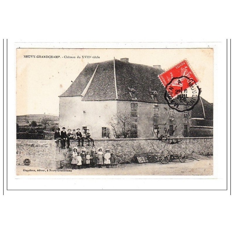 NEUVY-GRANDCHAMP : chateau du XVIII siecle - tres bon etat NEUVY-GRANDCHAMP : chateau du XVIII siecle - tres bon etat