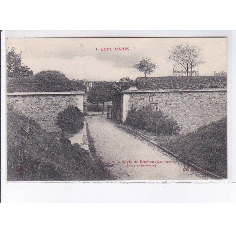 TOUT PARIS : la porte de Bicetre (éditeur Fleury)- très bon état