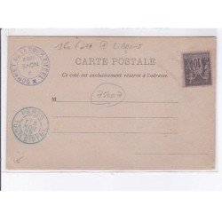 PARIS : la Tour Eiffel gravure par LIBONIS (cachet du sommet en  1889) - état