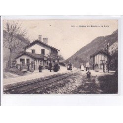 SUISSE NEUFCHÂTEL: champ du moulin, la gare - très bon état