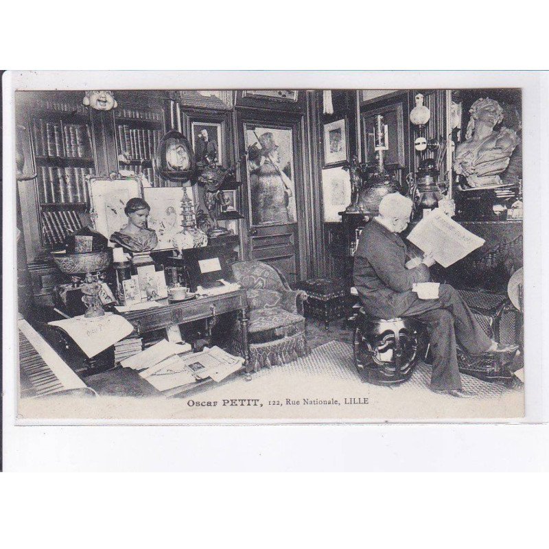 LILLE: oscar petit, 122 rue nationale, texte, musique - très bon état