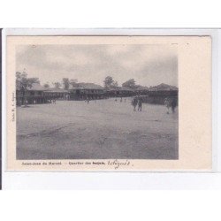 GUYANE: SAINT-LAURENT-du-MARONI: quartier des religués, bagne - état