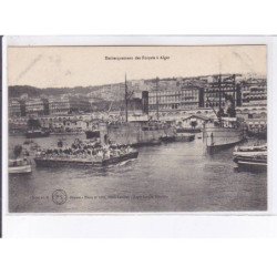 GUYANES : embarquement des forçats à alger, bagne - très bon état