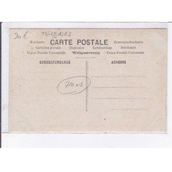 PARIS: 75001 grand prix aéro-club 1908, ballon rond, aviation, vue générale, tuileries - très bon état