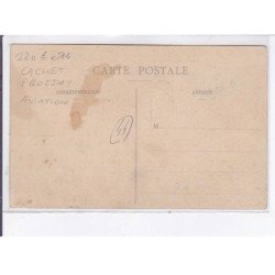 FROSSAY: étampes-aviation aviateur Maneyrol sur monoplan Blériot, cachet frossay - état