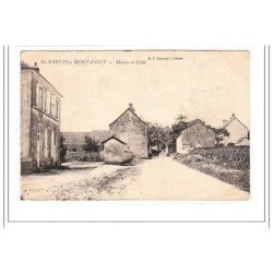 St-MARTIN-s MONTAGUT : mairie et ecole - tres bon etat