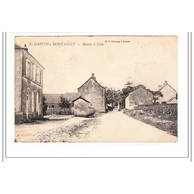 St-MARTIN-s MONTAGUT : mairie et ecole - tres bon etat St-MARTIN-s MONTAGUT : mairie et ecole - tres bon etat