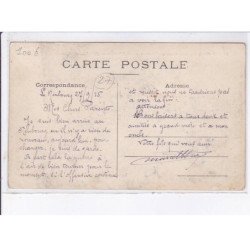 LE NEUBOURG: grandes manoeuvres de division, aviation aéroplane du Lt. Lucas dans la plaine - très bon état