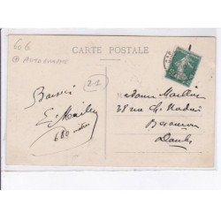 COTE D'OR: grande semaine d'aviation sur monoplan Hanriot, marcel hanriot autographe - très bon état