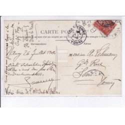 NANCY: l'accident du ballon rond 14 juillet 1908 aviation, touche le grand-hôtel 4CPA - très bon état