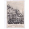 NANCY: l'accident du ballon rond 14 juillet 1908 aviation, touche le grand-hôtel 4CPA - très bon état