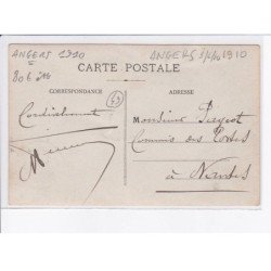 ANGERS: 1910, aviation, aviateur Legagneux en plein vol - état