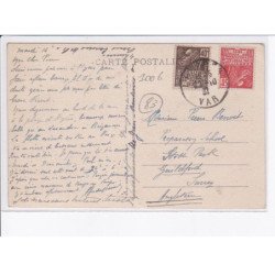 HYERES: la plage, les hydravions devant plage hôtel - très bon état