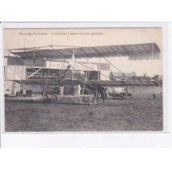 BELGIQUE: meeting d'aviation, aviateur lanser sur osn appareil - très bon état