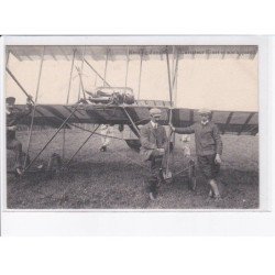 BELGIQUE: meeting d'aviation, aviateur Kinet et son appareil - très bon état