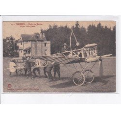 VERNEUIL: école des roches, leçon d'aéroplane, aviation - très bon état