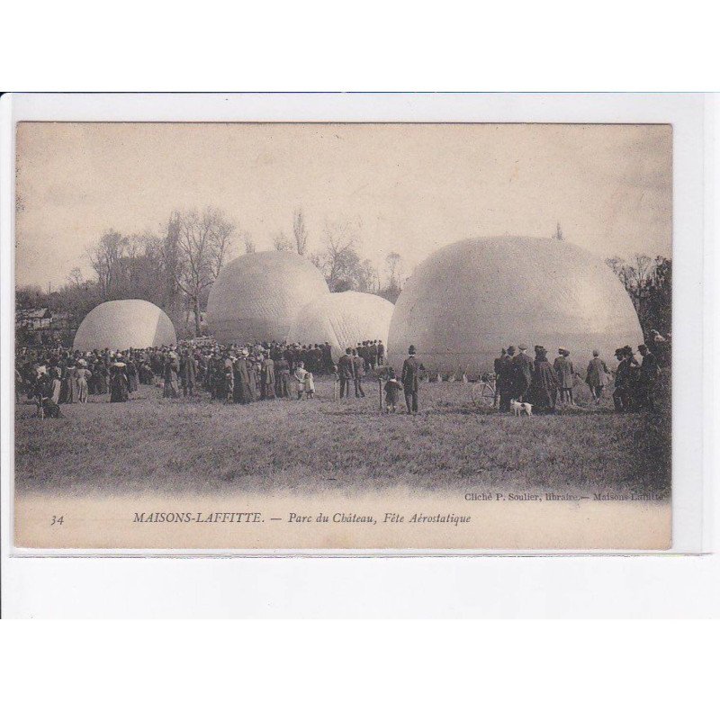 MAISON-LAFITTE: parc du château, fête aérostatique - très bon état