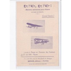 ROUEN: aviation, en l'air, en l'air! marche aérienne pour piano grand succès! - état