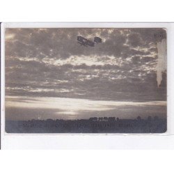 ROUEN: meeting de rouen, aviation 1910, Martinet en plein vol - très bon état