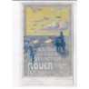 ROUEN: grande semaine d'aviation, 1910, classée 5e au concours d'affiches, M. de Linières - état