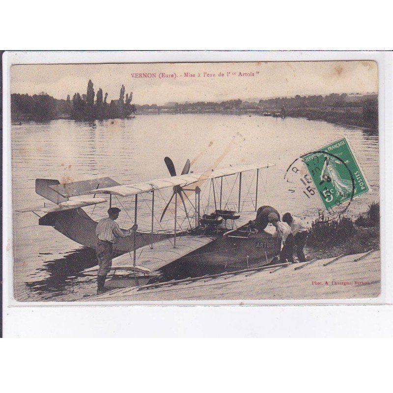 VERNON: mise à l'eau de l'"artois" aviation - état