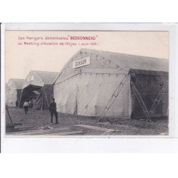 ANJOU: hangars démontables Bessonneau meeting d'aviation 1910, dickson - très bon état