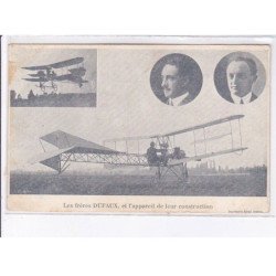 SUISSE: les frères Dufaux et l'appareil de leur construction, aviation - très bon état