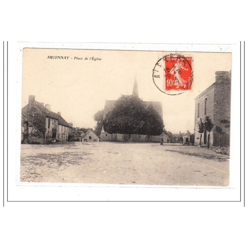 ARCONNAY : place de l'eglise - tres bon etat