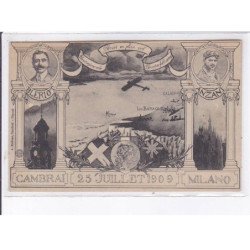 CAMBRAI: blériot, anzani, milano, aviation, 1909 - très bon état