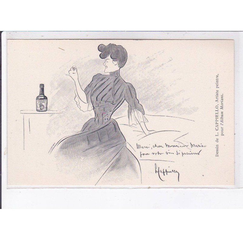 PUBLICITE : pour le vin Mariani illustrée par Leonetto CAPPIELLO - très bon état